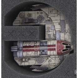 HSEG050BO foam tray for Star Wars X-WING Punishing One, 5 ships and accessories
