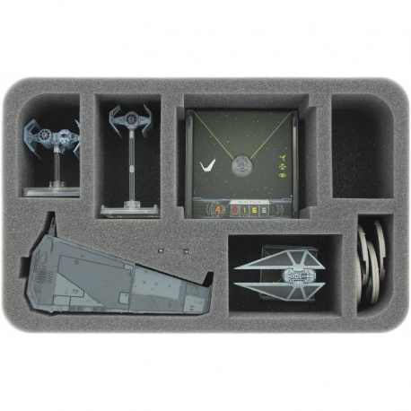 HSHX060BO foam tray for Star Wars X-WING 1 x Upsilon Class, ships and accessories