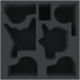 AGKA100BO 100 mm foam tray with 9 compartments for Dark Souls - The Board Game - bosses