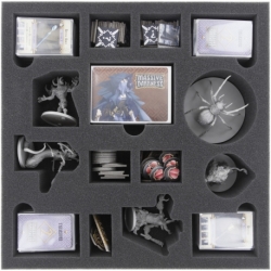 BHKY055BO 55 mm foam tray with 14 compartments for Massive Darkness - Monsters