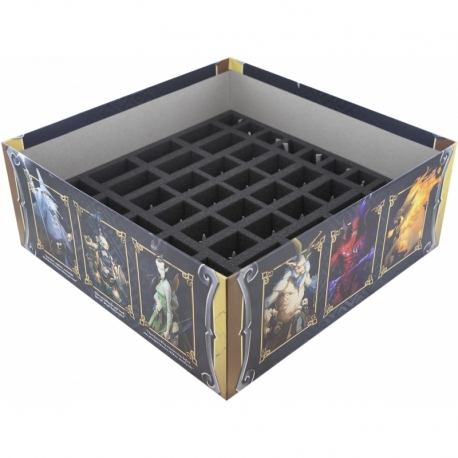 BHKX055BO 55 mm foam tray with 52 compartments for Massive Darkness - Units