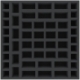 BHKX055BO 55 mm foam tray with 52 compartments for Massive Darkness - Units