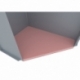 DEMENL010ESD 10 mm leveling foam base for Auer Euro Container 40 x 30 - electrostatic dissipative