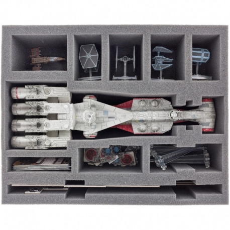 Bandeja de espuma FSBF090BO para Star Wars X-WING Tantive IV (CR90)
