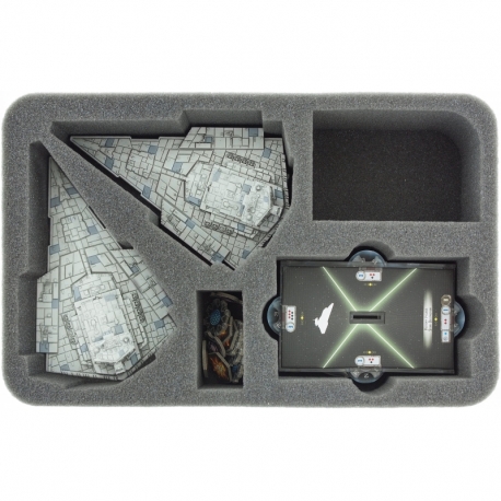 Bandeja de espuma HSBW060BO para Star Destroyer de Star Wars Armada Victory-Class