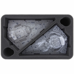 HSDQ075BO foam tray for Star Wars Armada Wave 2 Imperial-Class Star Destroyer or Wave 7 Chimaera