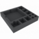 AFJB050BO 285 mm x 285 mm x 50 mm foam tray for board game boxes
