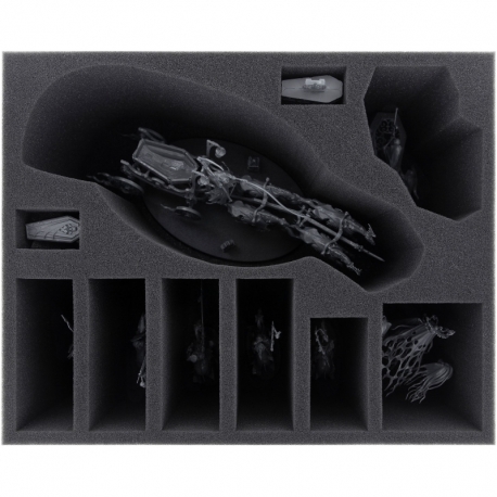 FSMEFD130BO foam tray for Nighthaunt: Black Coach + Lady Olynder + Hexwraiths