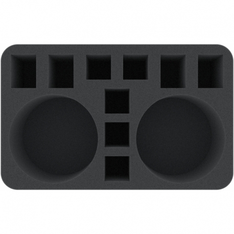 HSMEIM080BO 80 mm foam tray with 11 compartments