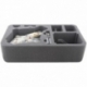 Bandeja de espuma HSEJ065BO para Star Wars X-WING Ghost, 2 barcos y accesorios