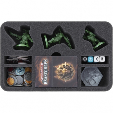 HSMEYR050BO Bandeja de espuma Feldherr para Warhammer Underworlds: Beastgrave - Morgok's Krushas