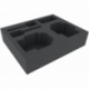 FSMELZ080BO Feldherr foam tray for Leman Russ Battle Tanks
