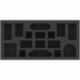 DKMEPV045BO 300 mm x 150 mm x 45 mm foam tray for board games - 16 compartments