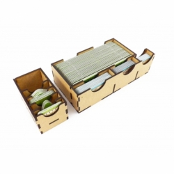 Boardgame Organizer for Nusfjord and expansion Plaice Deck