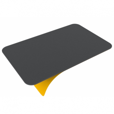 HS003BS half-size foam pad - self-adhesive