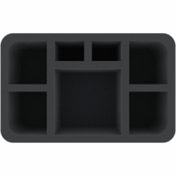 HSMEME110BO 110 mm Half-Size foam tray with 7 compartments