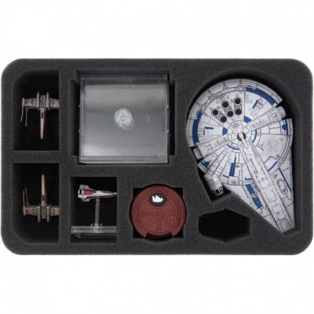 Bandeja de espuma HSMEGR050BO para Star Wars X-Wing: El Halcón Milenario de Lando