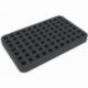 HSLN025BO 25 mm Half-Size foam tray with 77 compartments