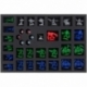 Feldherr foam tray set for Galaxy Defenders board game box