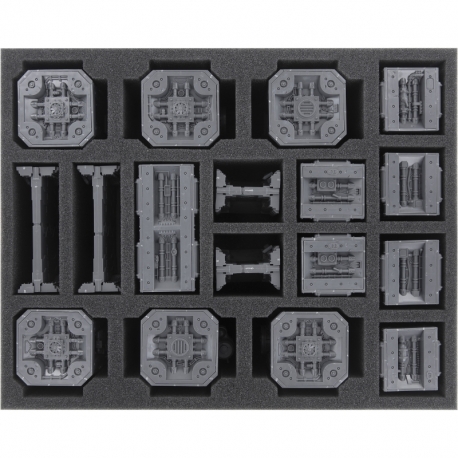 FSMEVS070BO Feldherr foam tray for Necromunda: Zone Mortalis Columns and Walls