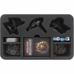 HSMETM065BO Feldherr foam tray for Warhammer Underworlds: Beastgrave - Rippa's Snarlfangs