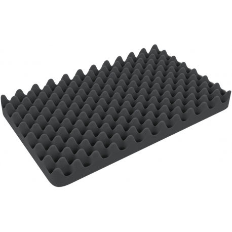 Lid padding convoluted 20 mm suitable for protective cases 60 cm x 40 cm CP 64