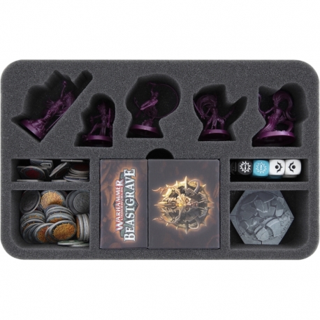 HSMEYQ050BO Feldherr foam tray for Warhammer Underworlds: Beastgrave - Morgwaeth‘s Blade-coven