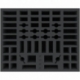 FSMEXT075BO 75 mm Full-Size foam tray with 56 compartments