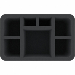 HSMEME120BO 120 mm Half-Size foam tray with 7 compartments