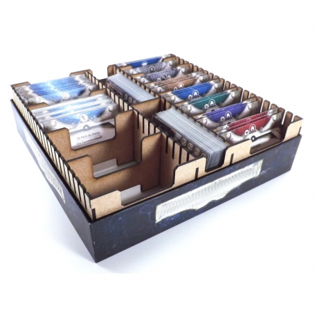 Clasificador universal CAMI para el comercio de juegos de cartas en pequeñas cajas de cartón 245 mm x 245 mm
