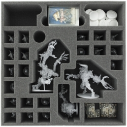 AG065ZC19 65 mm foam tray for Zombicide Black Plague Monsters and NPC's