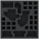 AG065ZC19 65 mm foam tray for Zombicide Black Plague Monsters and NPC's