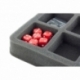 HS035ZC01 35 mm half-size Figure Foam Tray for Zombicide cards and token