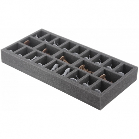AU035ZC22 35 mm foam tray for Zombicide Zombies and Survivors