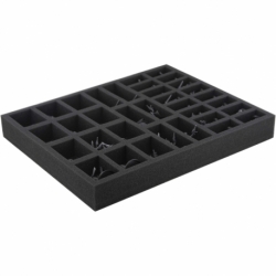 FS040WH25 40 mm foam tray for Warhammer - 34 compartments