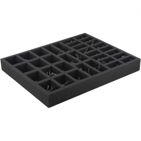 FS040WH25 40 mm foam tray for Warhammer - 34 compartments