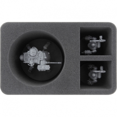 HS110WH51 foam tray for Adeptus Mechanicus Onager Dunecrawler + 2 compartments