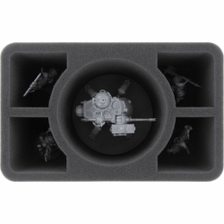 HS110WH50 foam tray for Adeptus Mechanicus Onager Dunecrawler + 4 compartments