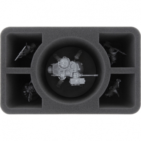 HS110WH50 foam tray for Adeptus Mechanicus Onager Dunecrawler + 4 compartments