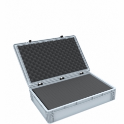 ED 64/12 HG Eurocontainer Case / Euro Box 600 x 400 x 135 mm inclusive pick and pluck foam