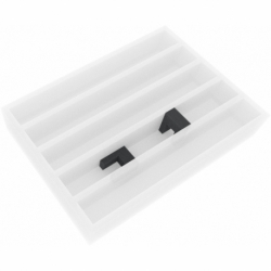 10 foam spacers /separators for model trains 50 mm x 40 mm x 20 mm