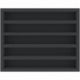 FS040A002 Foam inlay TT-gauge - horizontal - 5 slots for model railway locomotives, wagons and vehicles