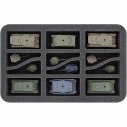 HS035A017 Feldherr foam tray for Flames of War – 6 tanks