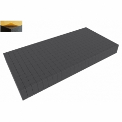 500 mm x 250 mm x 50 mm - Raster 20 mm - Pick and Pluck / Pre-Cubed foam tray self-adhesive