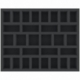 FSFJ040BO Full-Size foam tray with 30 compartments