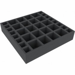 AFGK055BO 285 mm x 285 mm x 55 mm foam tray for board game boxes
