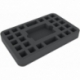 HSHP030BO 30 mm Half-Size foam tray with 27 compartments