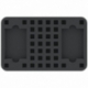 HSLP025BO 25 mm Half-Size foam tray with 36 square compartments plus 2 card-slots
