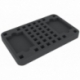 HSLP025BO 25 mm Half-Size foam tray with 36 square compartments plus 2 card-slots