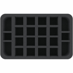 HSMEDL055BO foam tray with 22 compartments